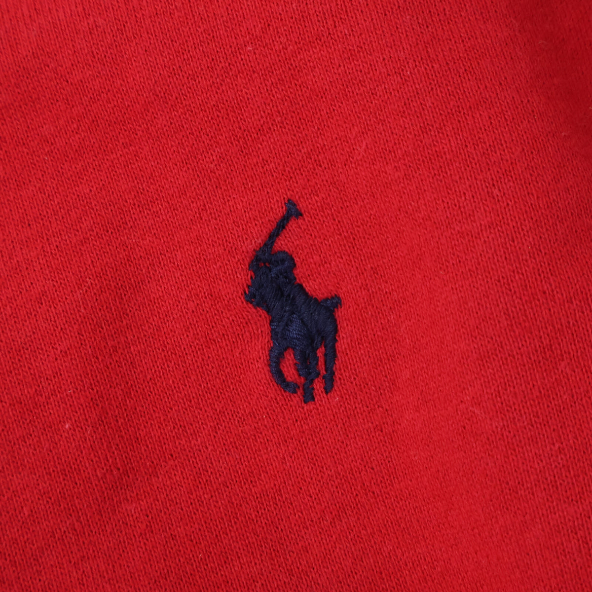 POLObyRalphLauren ポロラルフローレン レッド クルーネック ポニー刺繍 長袖トレーナー トップス