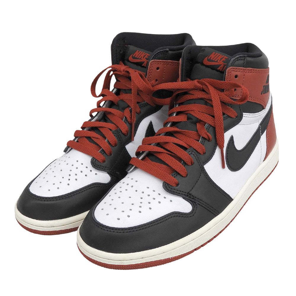 NIKE ナイキ AIRJORDAN1 RETRO HIGH OG シューズ メンズ ブラック×レッド 27.0cm DZ5485-106 シューズ
