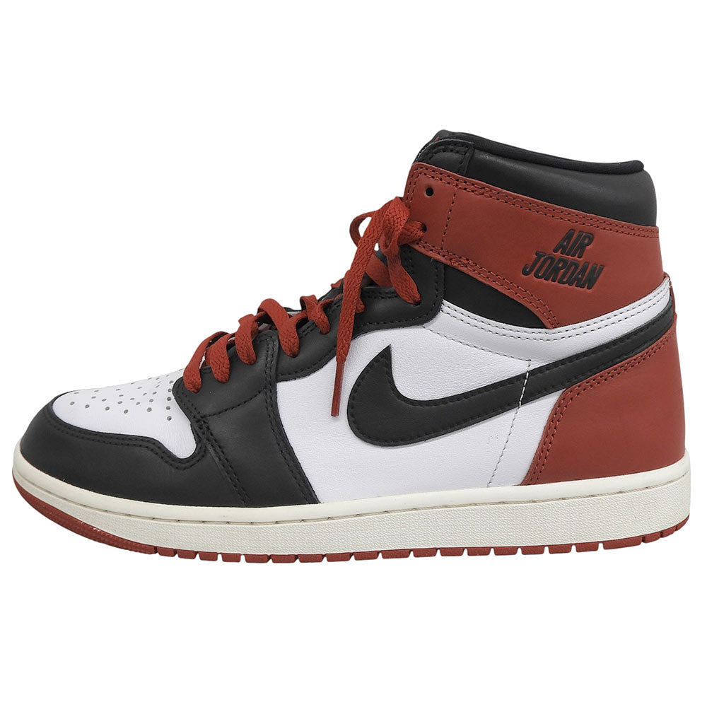 NIKE ナイキ AIRJORDAN1 RETRO HIGH OG シューズ メンズ ブラック×レッド 27.0cm DZ5485-106 シューズ