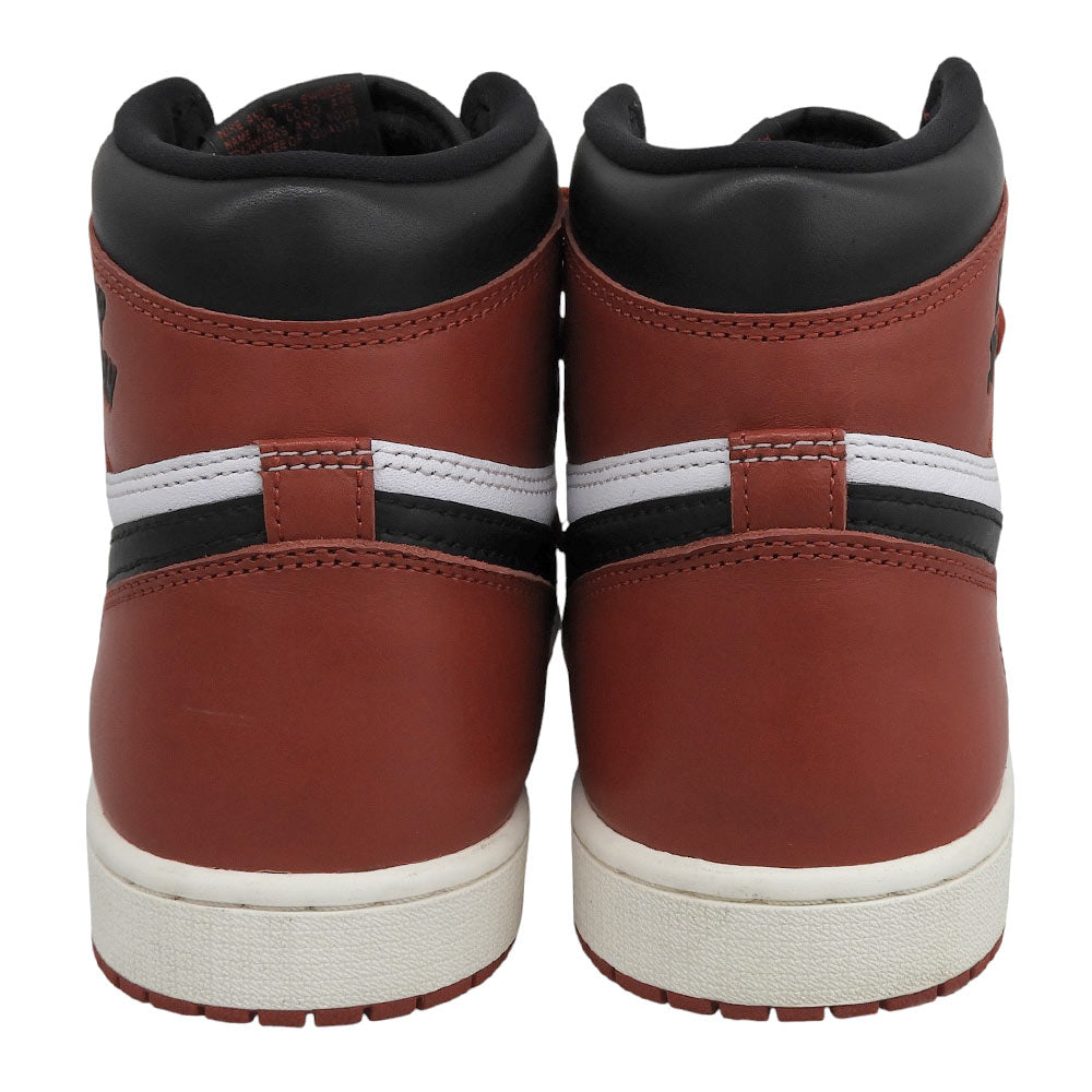 NIKE ナイキ AIRJORDAN1 RETRO HIGH OG シューズ メンズ ブラック×レッド 27.0cm DZ5485-106 シューズ