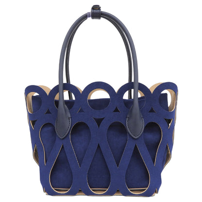 MARY AL TERNA メアリオルターナ 美品 MAZE ミニ ハンドバック レディース ネイビー ハンドバッグ