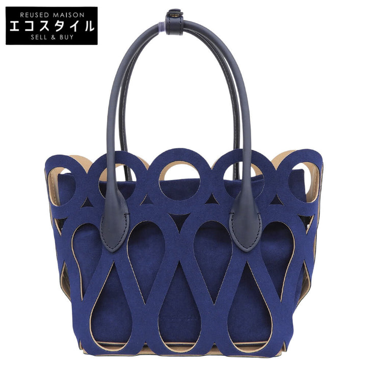 MARY AL TERNA メアリオルターナ 美品 MAZE ミニ ハンドバック レディース ネイビー ハンドバッグ