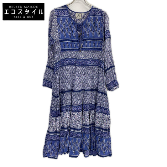 BLUE BOHEME ブルーボヘム 20-040-570-0014 ブルー 総柄プリント ワンピース ワンピース