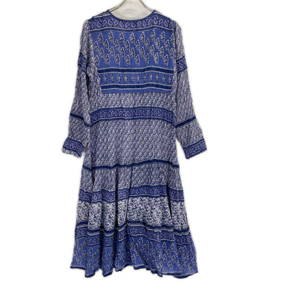BLUE BOHEME ブルーボヘム 20-040-570-0014 ブルー 総柄プリント ワンピース ワンピース
