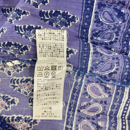 BLUE BOHEME ブルーボヘム 20-040-570-0014 ブルー 総柄プリント ワンピース ワンピース