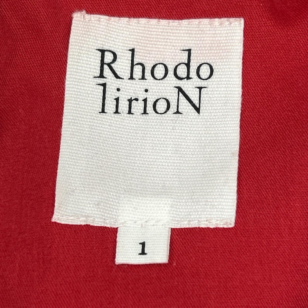 RhodolirioN ロドリリオン LN827 レッド チェック柄ロングギャザースカート スカート