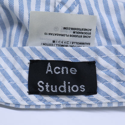 ACNE STUDIOS アクネ ストゥディオズ フェイス刺繍 ストライプ キャップ 帽子