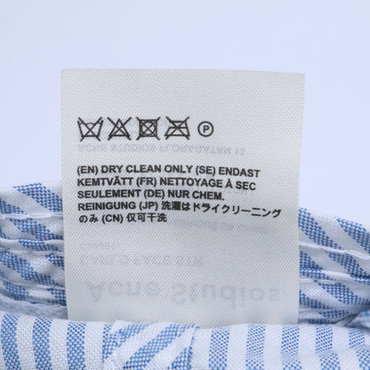 ACNE STUDIOS アクネ ストゥディオズ フェイス刺繍 ストライプ キャップ 帽子