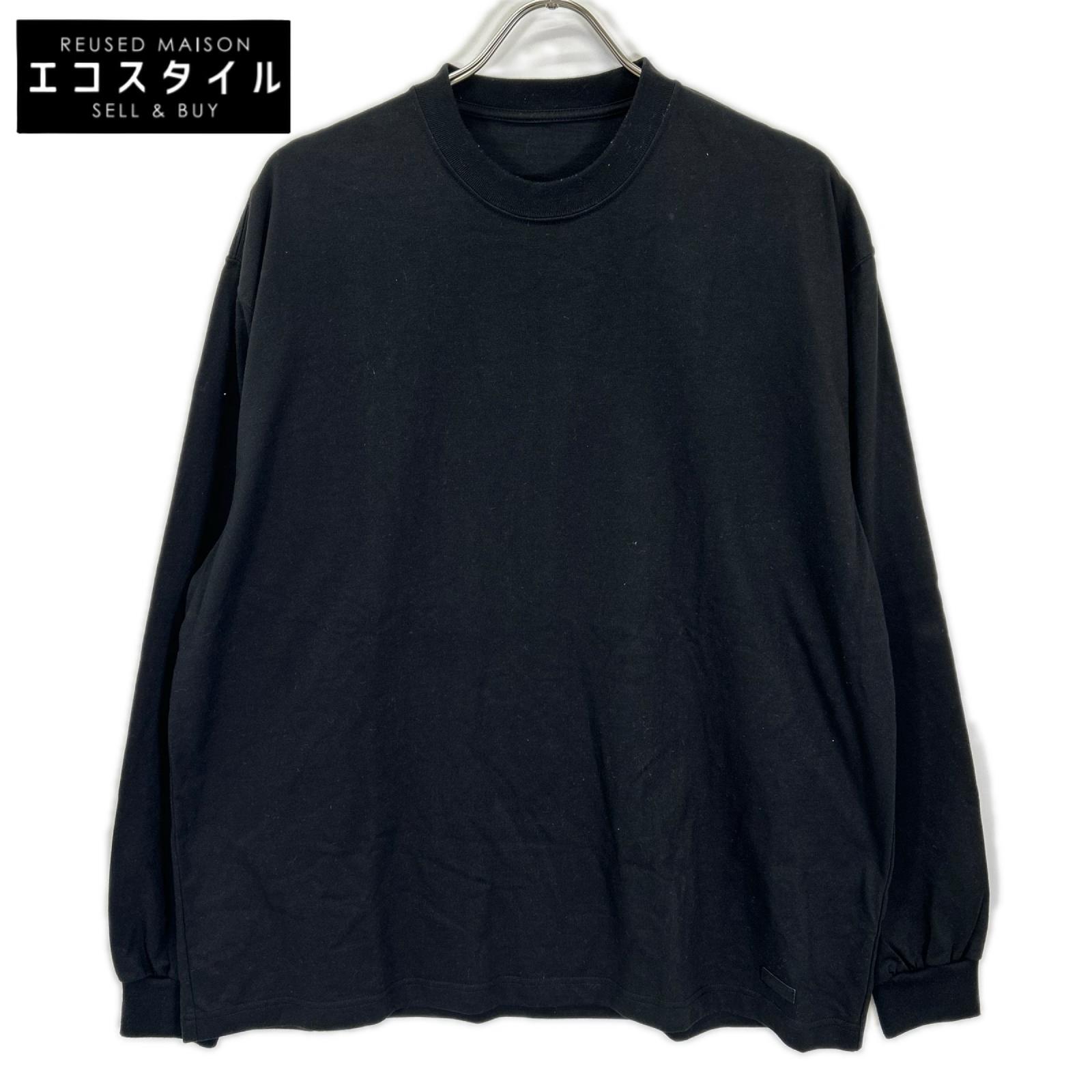 ennoy エンノイ SS26BRENCT06NTL ブラック ロングスリーブ Tシャツ トップス