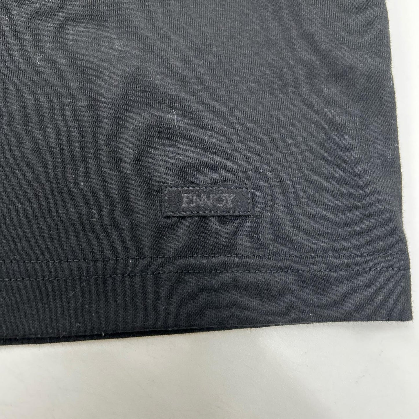 ennoy エンノイ SS26BRENCT06NTL ブラック ロングスリーブ Tシャツ トップス