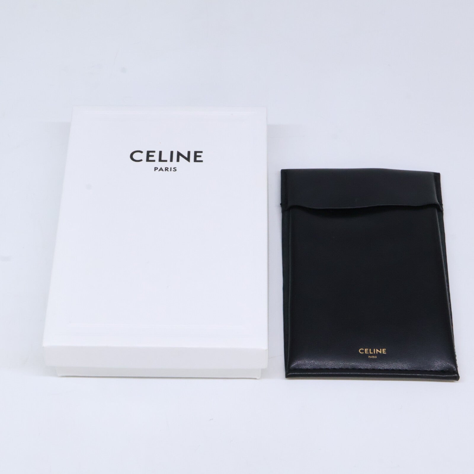 CELINE セリーヌ 【美品】トリオンフ ラインストーン ネックレス / ゴールドフィニッシュ ブラス＆クリスタル ネックレス
