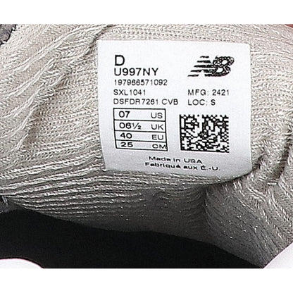 NEW BALANCE ニューバランス U997NY Made in USA 997 Core ローカットスニーカー シューズ