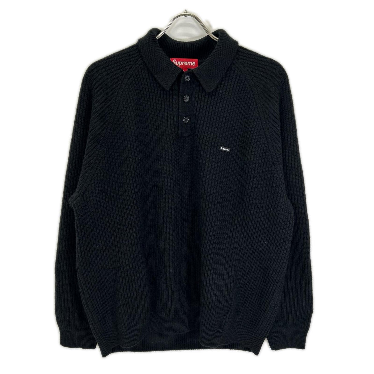 Supreme シュプリーム 25FW ブラック Small Box Polo Sweater トップス