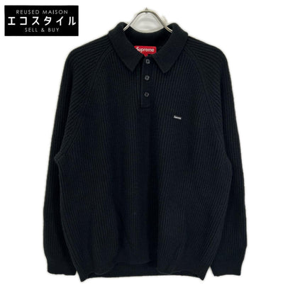 Supreme シュプリーム 25FW ブラック Small Box Polo Sweater トップス