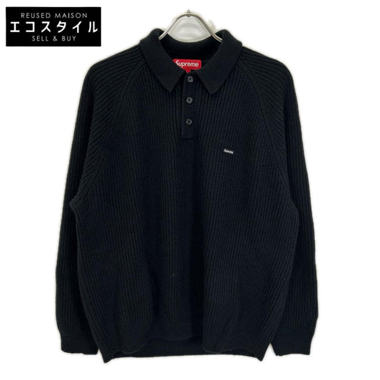 Supreme シュプリーム 25FW ブラック Small Box Polo Sweater トップス
