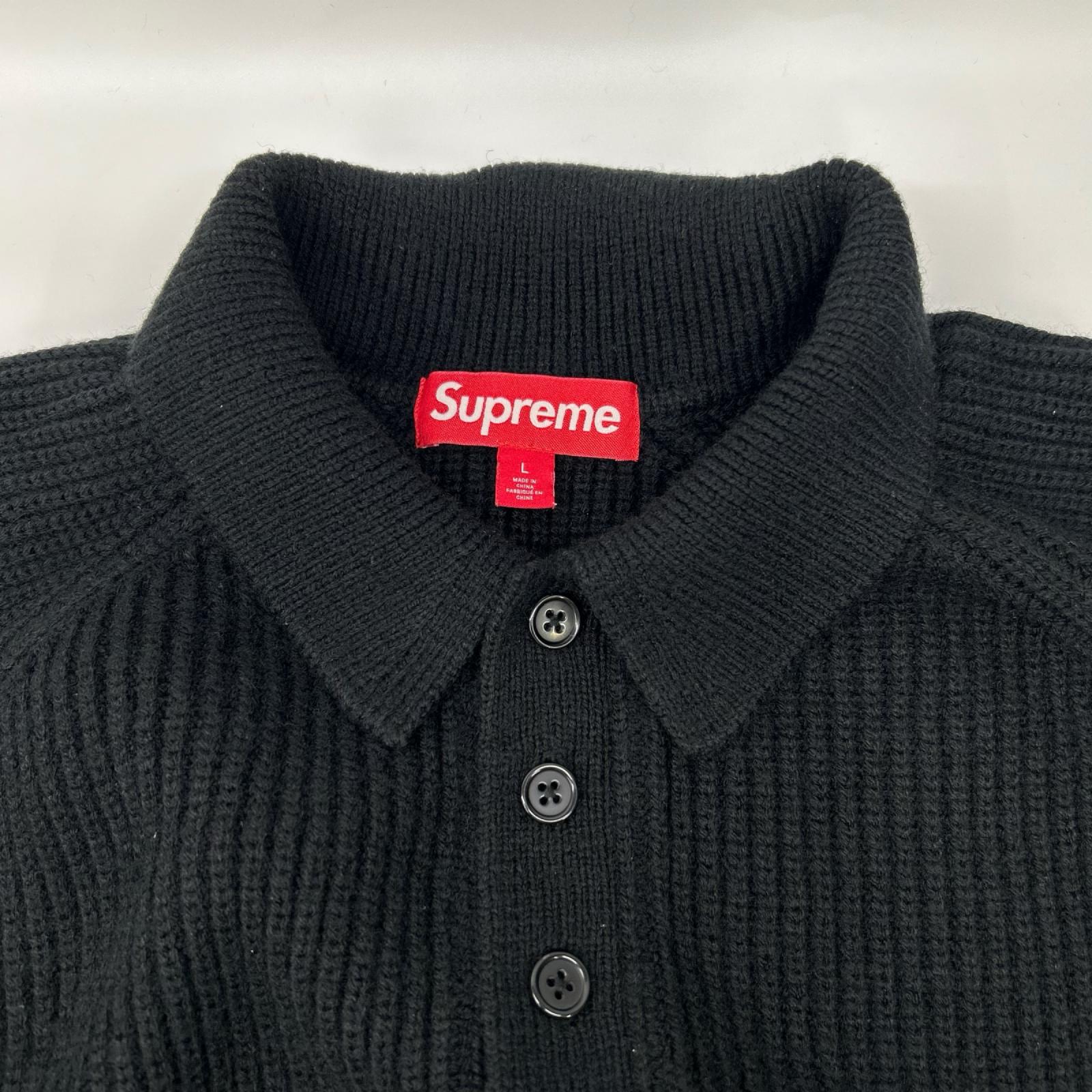 Supreme シュプリーム 25FW ブラック Small Box Polo Sweater トップス