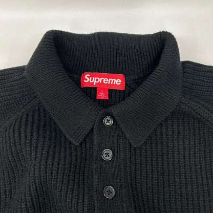 Supreme シュプリーム 25FW ブラック Small Box Polo Sweater トップス