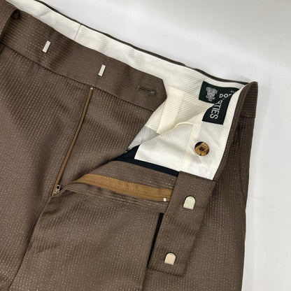 WACKO MARIA ワコマリア 22FW-WMP-TR25 ブラウン GLITTER PLEATED TROUSERS TYPE1 ボトムス