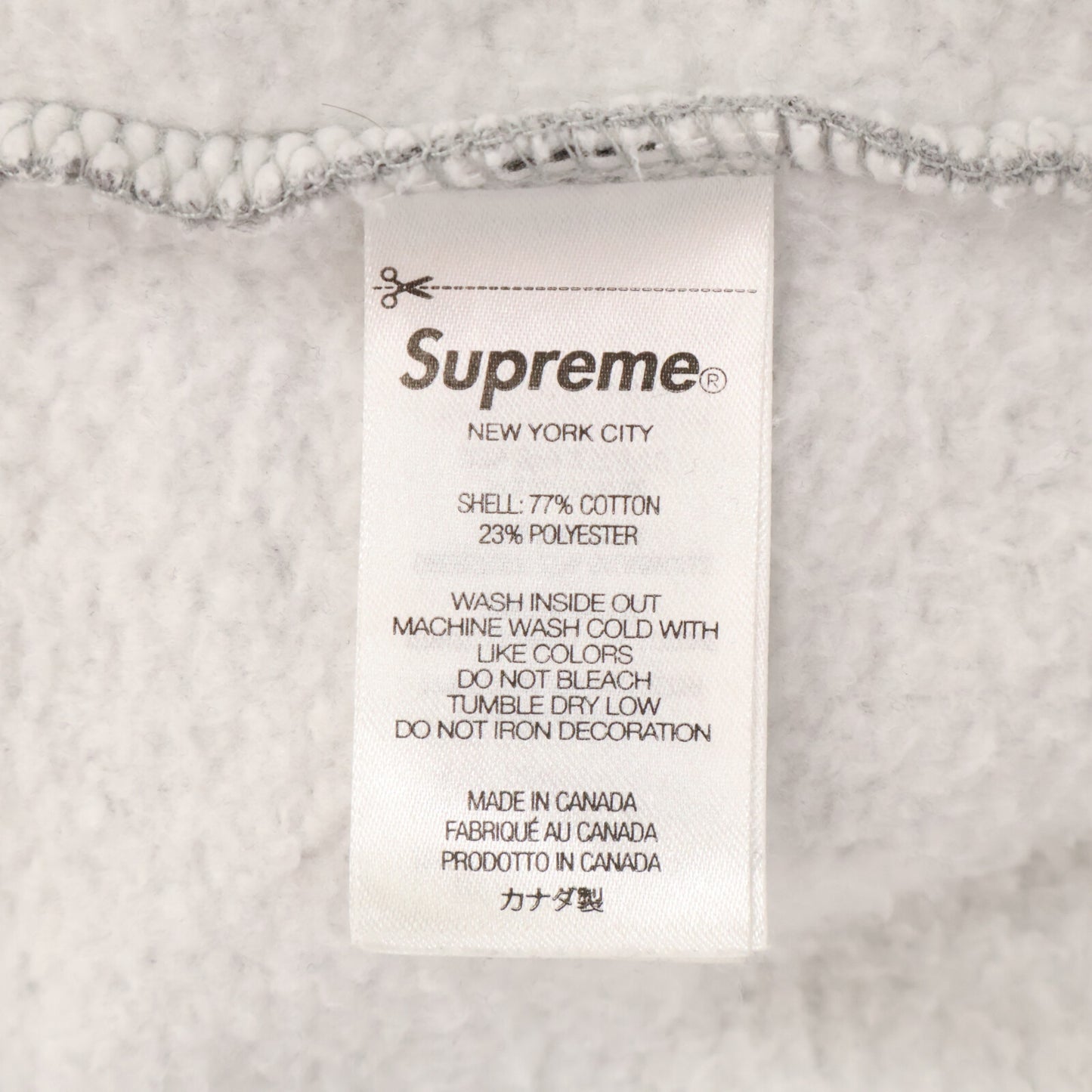 Supreme シュプリーム 24FW グレー ANARCHY HOODED SWEATSHIRT トップス
