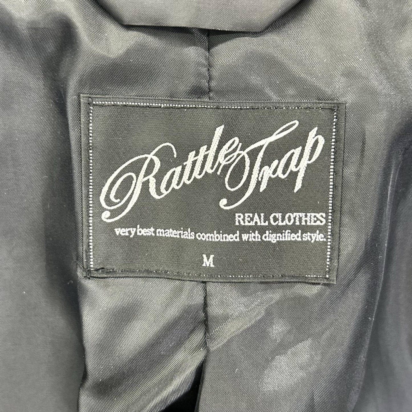 Rattle Trap ラトルトラップ ブラック シングルライダースジャケット ジャケット