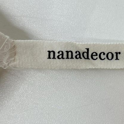 nanadecor ナナデェコール E4108P1-2 アイボリー ギャザーネック ワンピース ワンピース