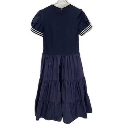 BORDERS at BALCONY ボーダーズアットバルコニー BD23111-2K-06 ネイビー ボーダー ティアードワンピ―ス ワンピース