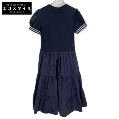 BORDERS at BALCONY ボーダーズアットバルコニー BD23111-2K-06 ネイビー ボーダー ティアードワンピ―ス ワンピース