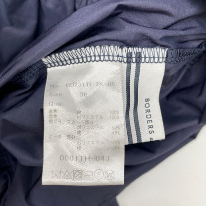 BORDERS at BALCONY ボーダーズアットバルコニー BD23111-2K-06 ネイビー ボーダー ティアードワンピ―ス ワンピース