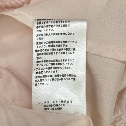FITMORE フィットモア ピンク ジャガード ティアード トップス トップス