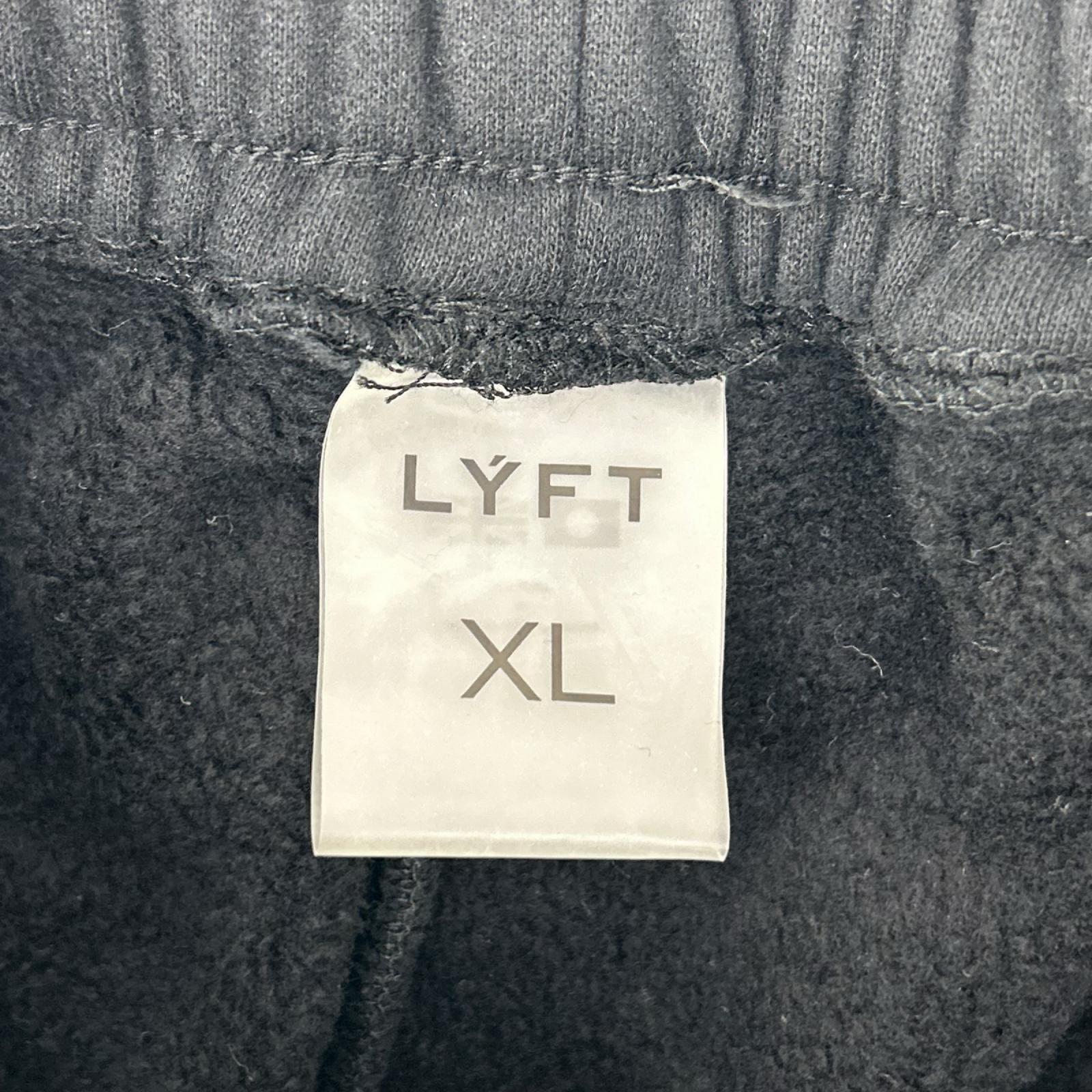 LYFT リフト ブラック ロゴプリント スウェットパンツ ボトムス