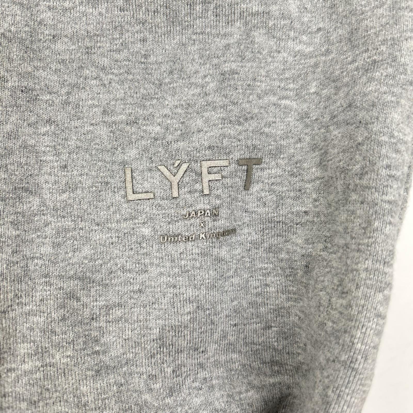 LYFT リフト グレー ロゴプリント スウェットパンツ ボトムス
