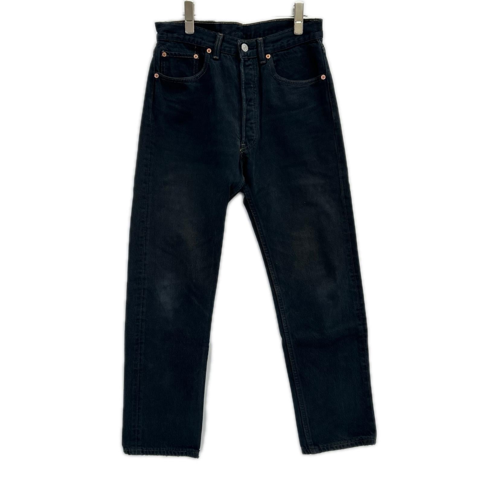 LEVI'S リーバイス 90'Sブラック USA製 501XX 後染め ストレートデニムパンツ ボトムス