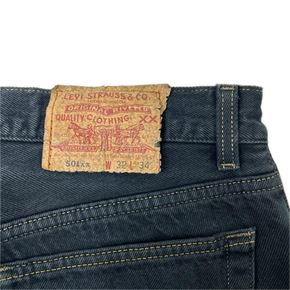 LEVI'S リーバイス 90'Sブラック USA製 501XX 後染め ストレートデニムパンツ ボトムス