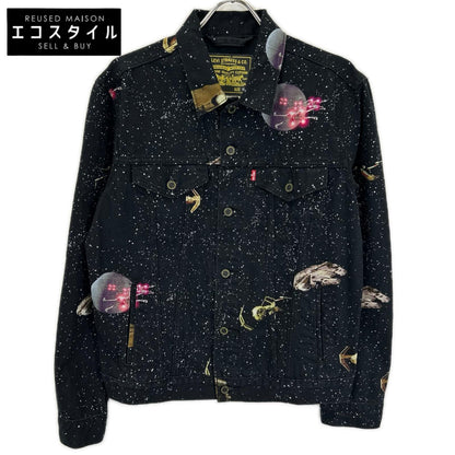 LEVI'S リーバイス ×STARWARS PC9-72334-0448 ブラック プリント デニムジャケット ジャケット
