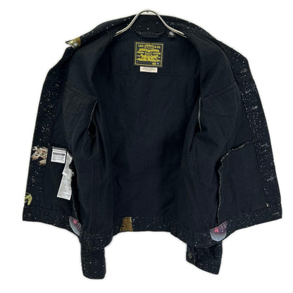 LEVI'S リーバイス ×STARWARS PC9-72334-0448 ブラック プリント デニムジャケット ジャケット