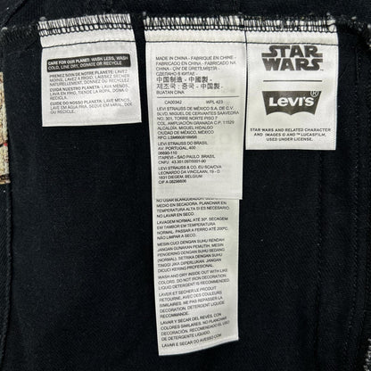 LEVI'S リーバイス ×STARWARS PC9-72334-0448 ブラック プリント デニムジャケット ジャケット