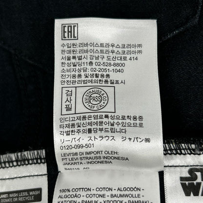 LEVI'S リーバイス ×STARWARS PC9-72334-0448 ブラック プリント デニムジャケット ジャケット