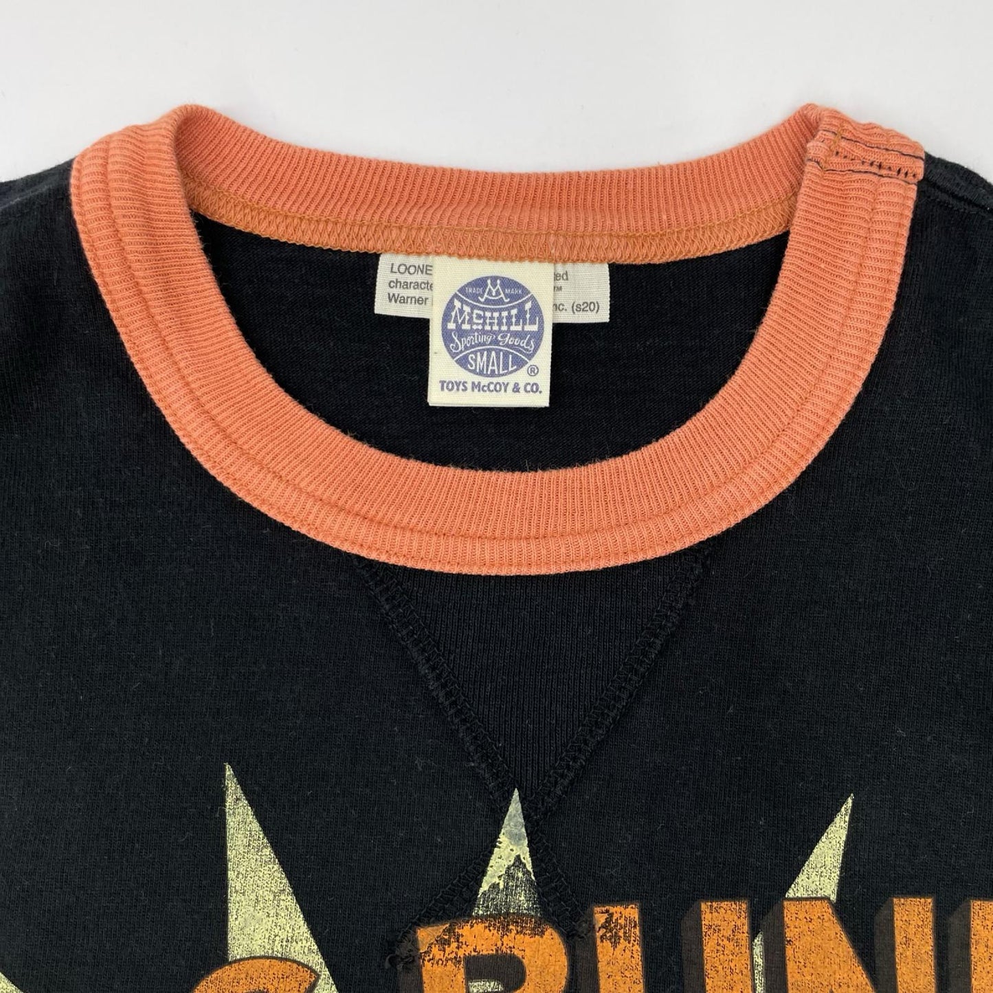 TOYS McCOY PRODUCT トイズマッコイプロダクト ブラック×オレンジ LOONEY TUNES Tシャツ トップス