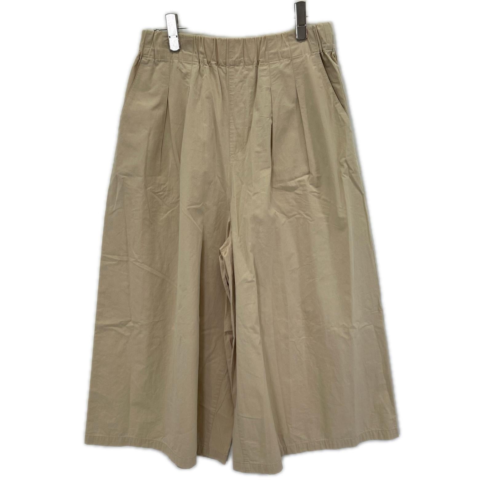 HUIS ハウス ベージュ やわらかコットンスカートパンツ ボトムス
