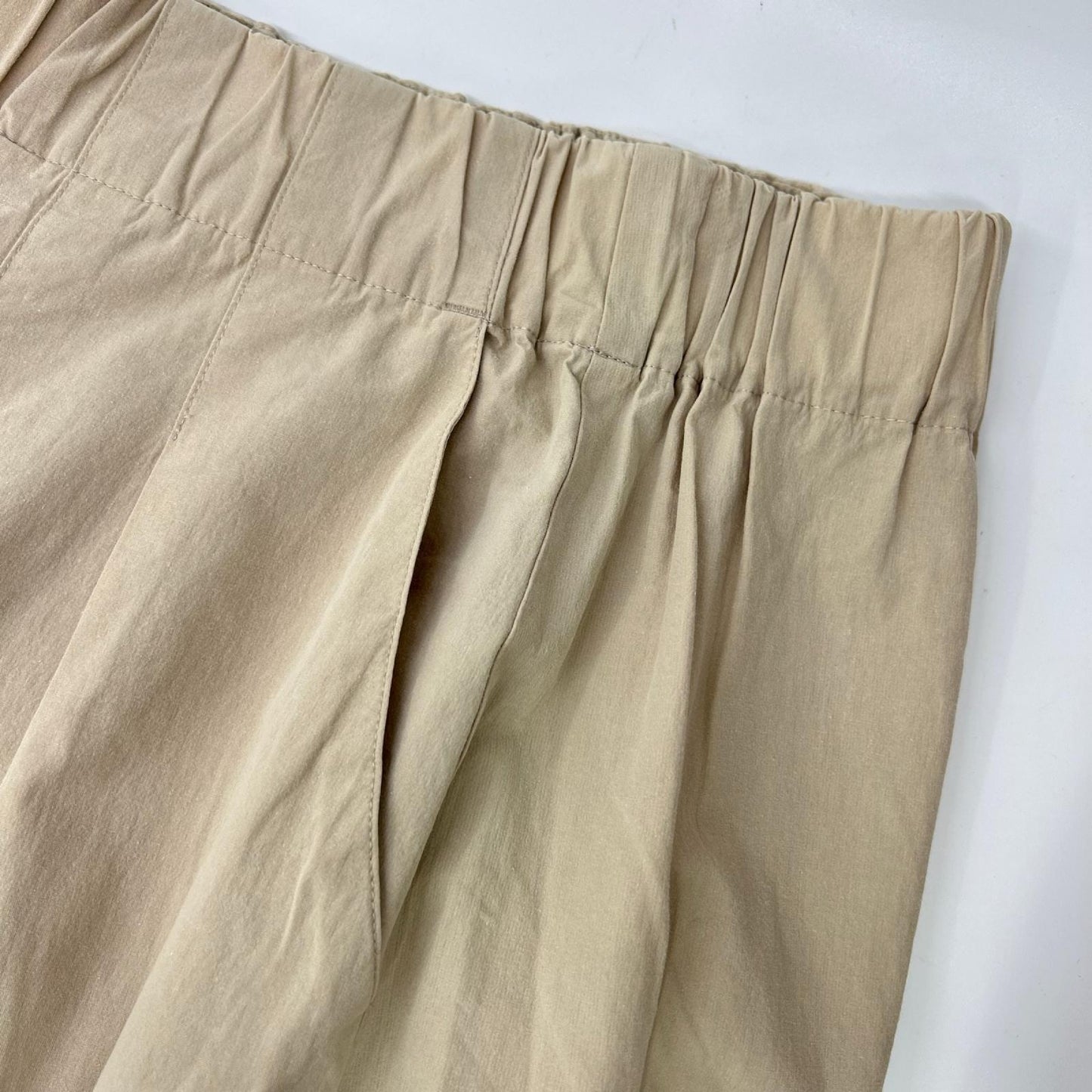 HUIS ハウス ベージュ やわらかコットンスカートパンツ ボトムス