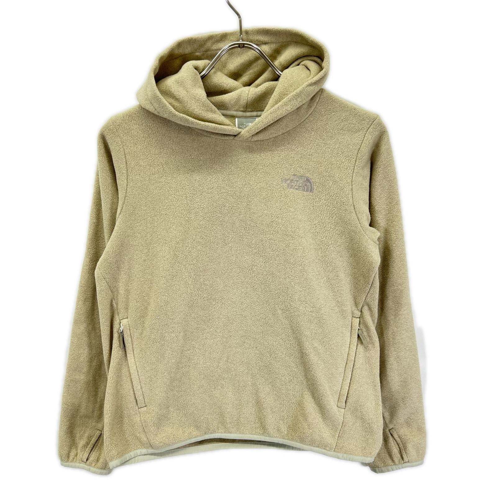 THE NORTH FACE ノースフェイス NLW22035 ベージュ フリース フーディプルオーバー トップス