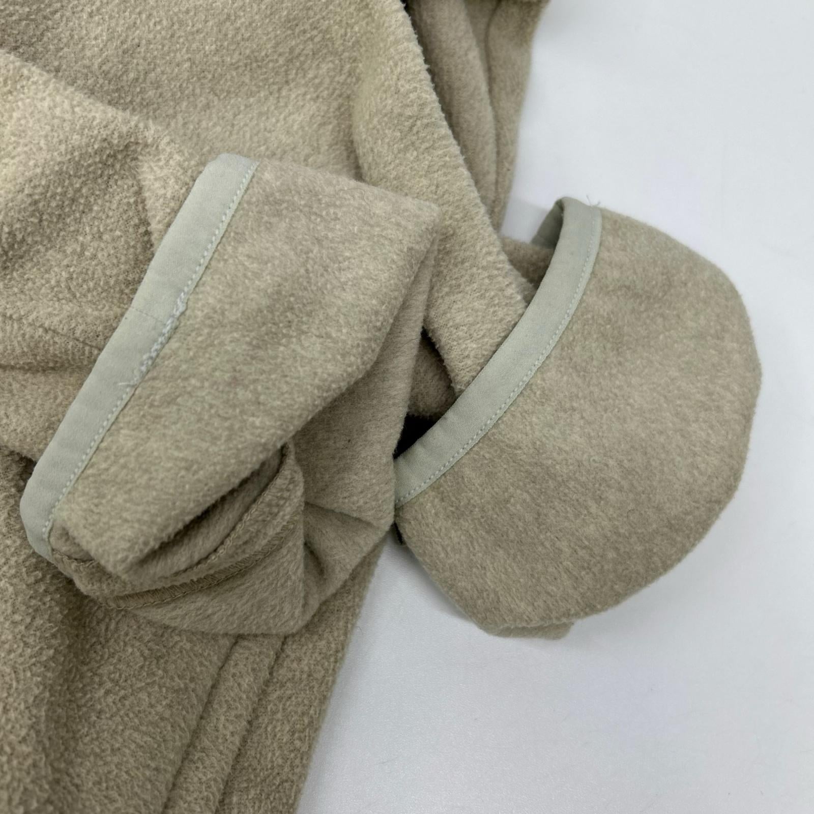 THE NORTH FACE ノースフェイス NLW22035 ベージュ フリース フーディプルオーバー トップス
