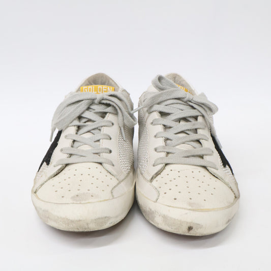 GOLDEN GOOSE ゴールデングース GWF00101.F000313.10271 Super-star レザー/メッシュ スニーカー シューズ