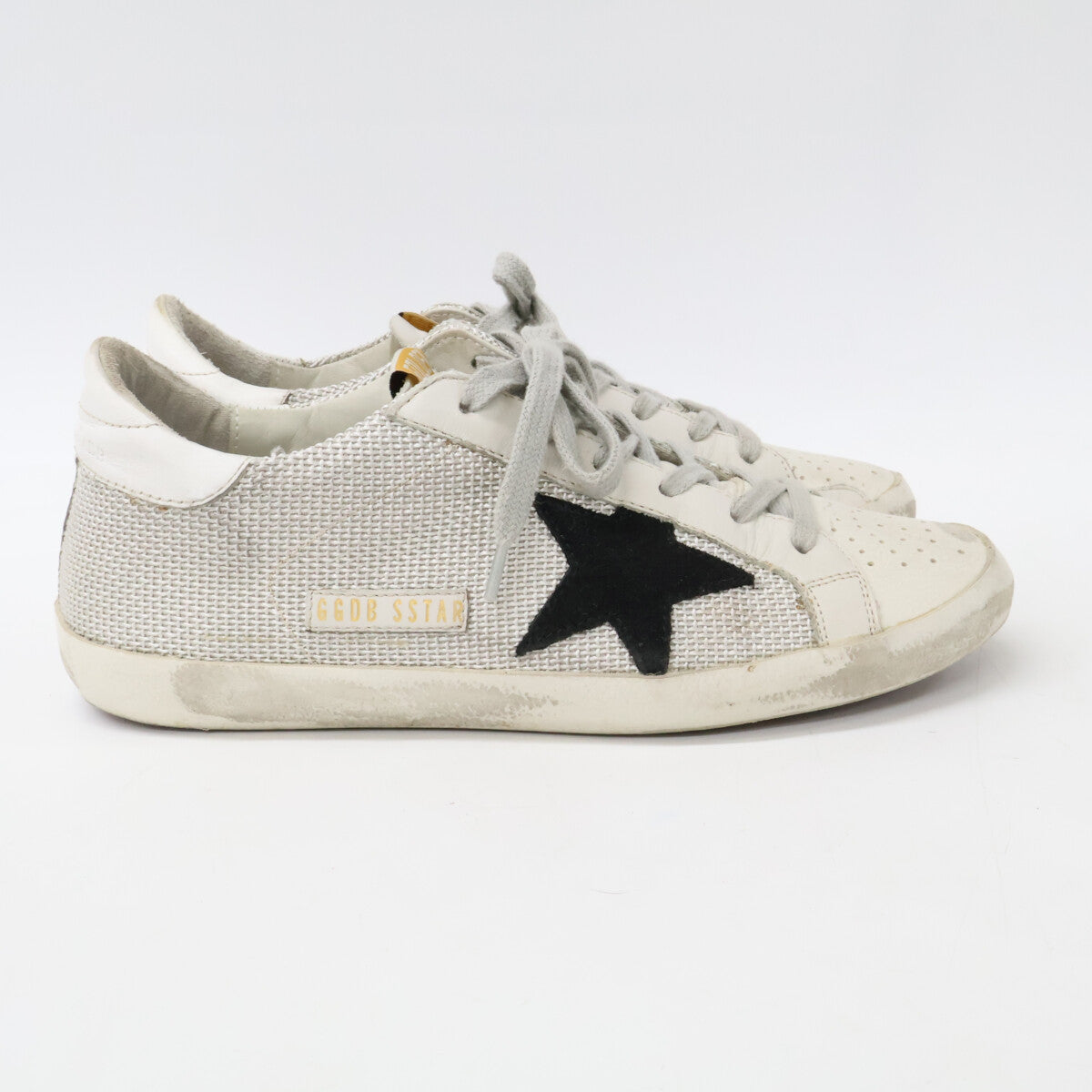 GOLDEN GOOSE ゴールデングース GWF00101.F000313.10271 Super-star レザー/メッシュ スニーカー シューズ