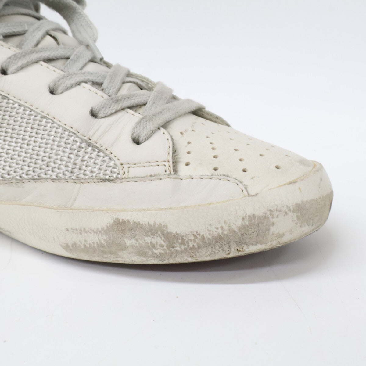 GOLDEN GOOSE ゴールデングース GWF00101.F000313.10271 Super-star レザー/メッシュ スニーカー シューズ