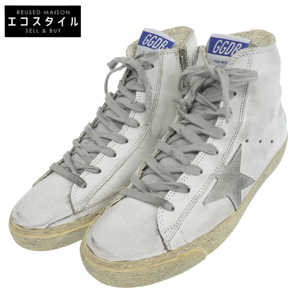 GOLDEN GOOSE ゴールデングース FRANCY ハイカットスニーカー シューズ レディース ホワイト 24.3cm シューズ