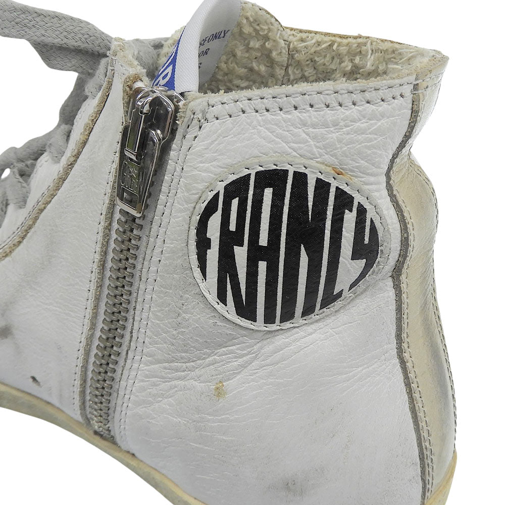 GOLDEN GOOSE ゴールデングース FRANCY ハイカットスニーカー シューズ レディース ホワイト 24.3cm シューズ