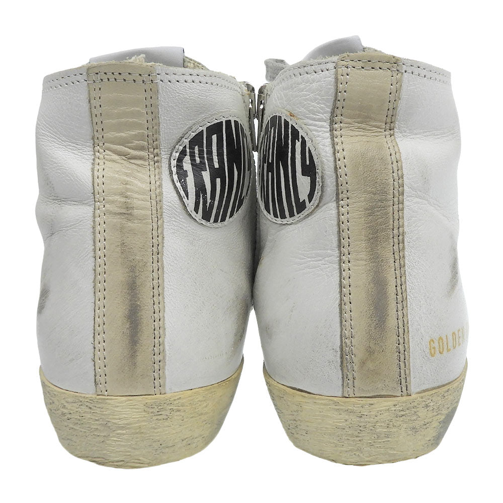 GOLDEN GOOSE ゴールデングース FRANCY ハイカットスニーカー シューズ レディース ホワイト 24.3cm シューズ
