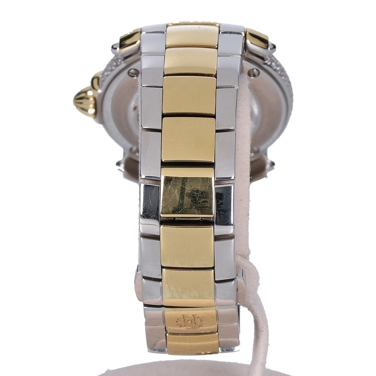 RobertoCavalli ロベルトカヴァリ 【ジャンク品】Roberto Cavalli by FRANCK MULLER ロベルトカヴァリ バイ フランクミュラー 1L006 パヴェクリスタル文字盤 クオーツ 腕時計