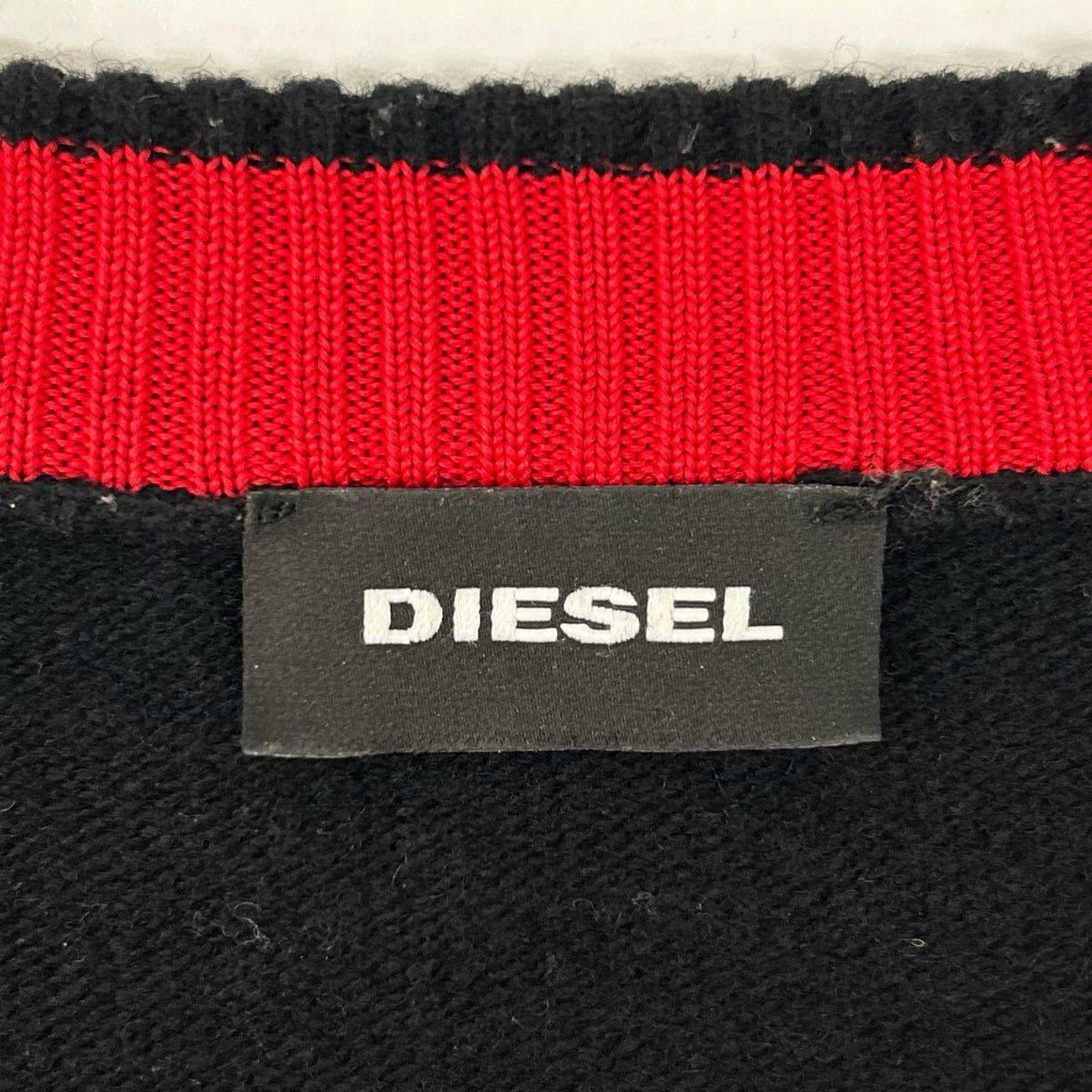 DIESEL ディーゼル ブラック SUPERIOR モヘア混 ニット トップス
